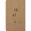 Flying Spir. notabk-48bl 11x17cm bruin/ St.