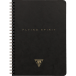 Flying S. Black note-bk A5 60bl +3pock. L/ St.