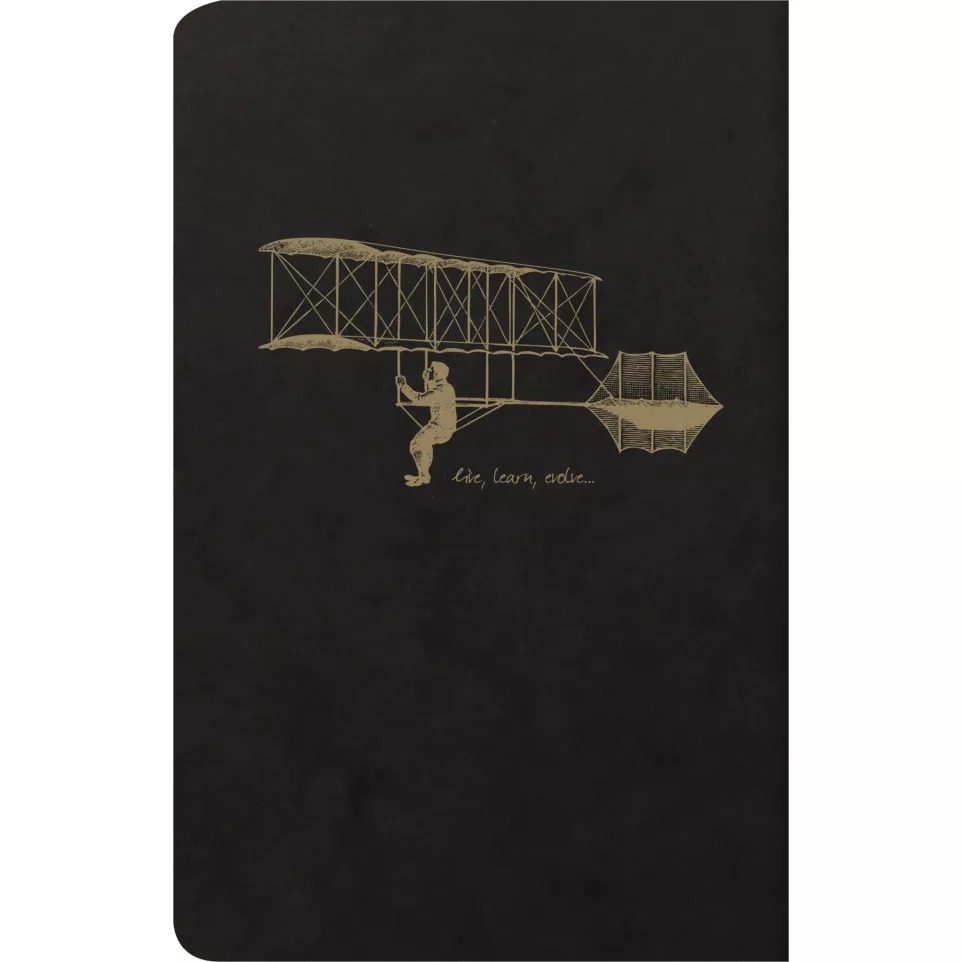 FLYING SPIRIT BLACK NOTEBK 11X17 48SH...