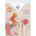 KIT CRÉPON, Décoration macramé 20,5x1,5x30cm/ Pce