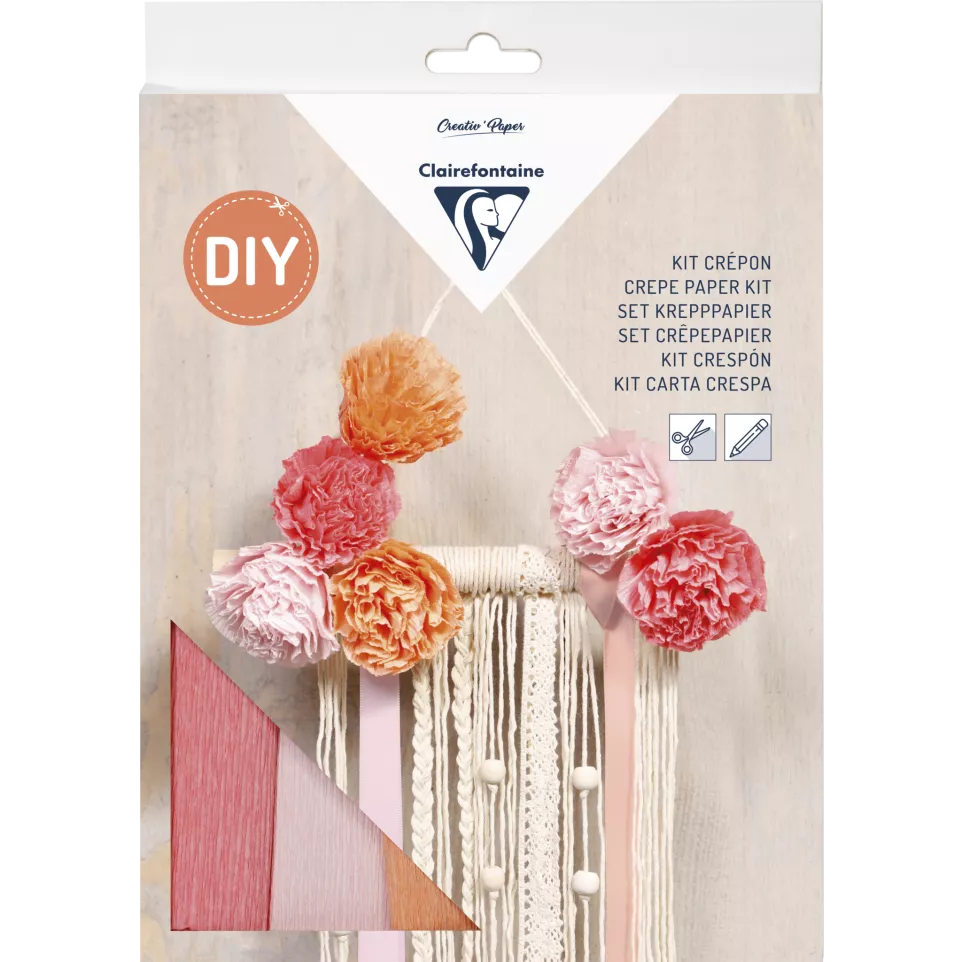 KIT CRÉPON, Décoration macramé...
