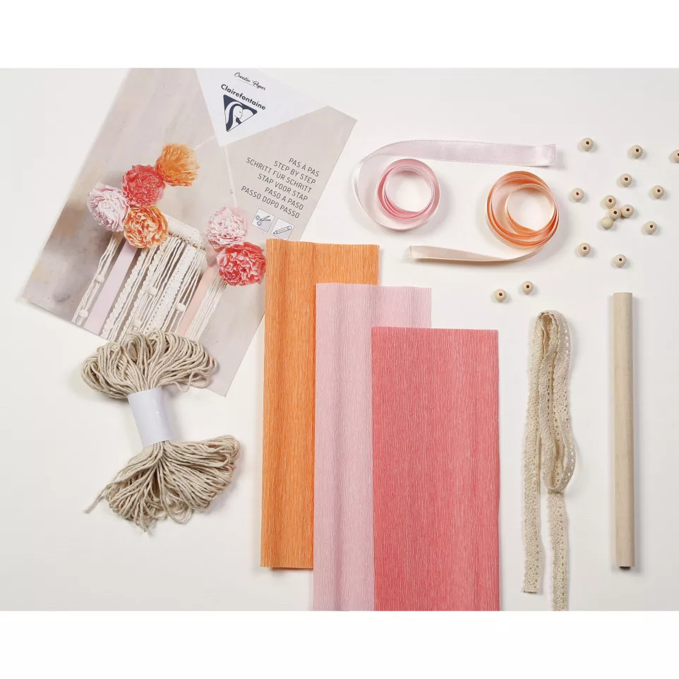 KIT CRÉPON, Décoration macramé...