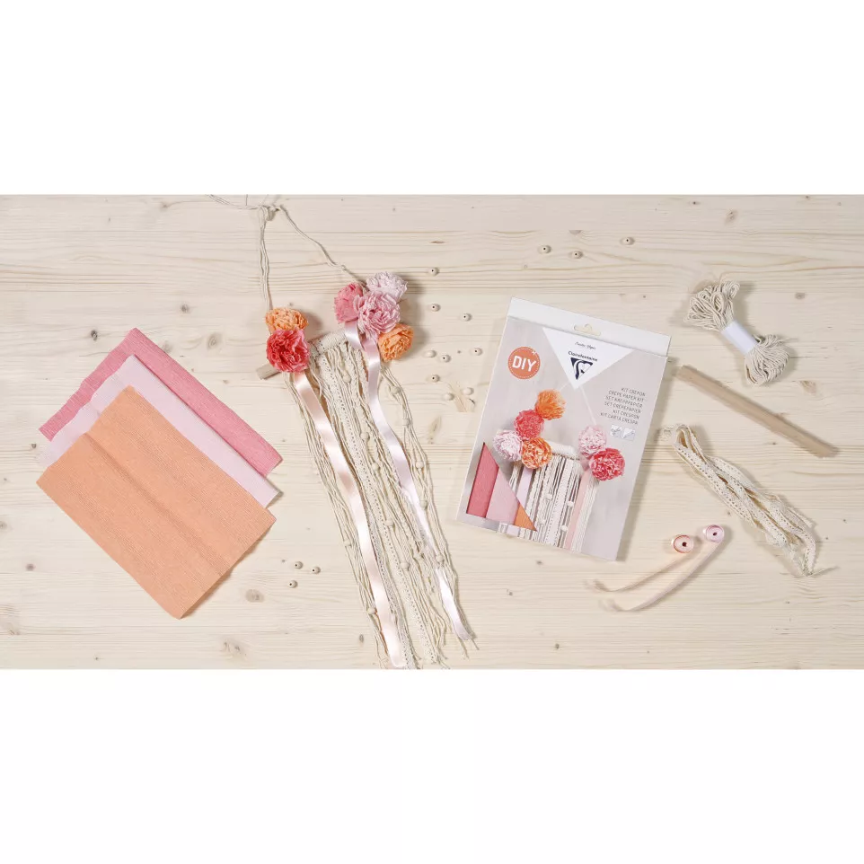 KIT CRÉPON, Décoration macramé...