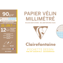 Envelop vellum graph paper 90g 4 holes 21x29.7 12 sheets/ Pc.