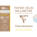 Etui Millimeterpap.-12bl 90g perfo4gt A4/ St.
