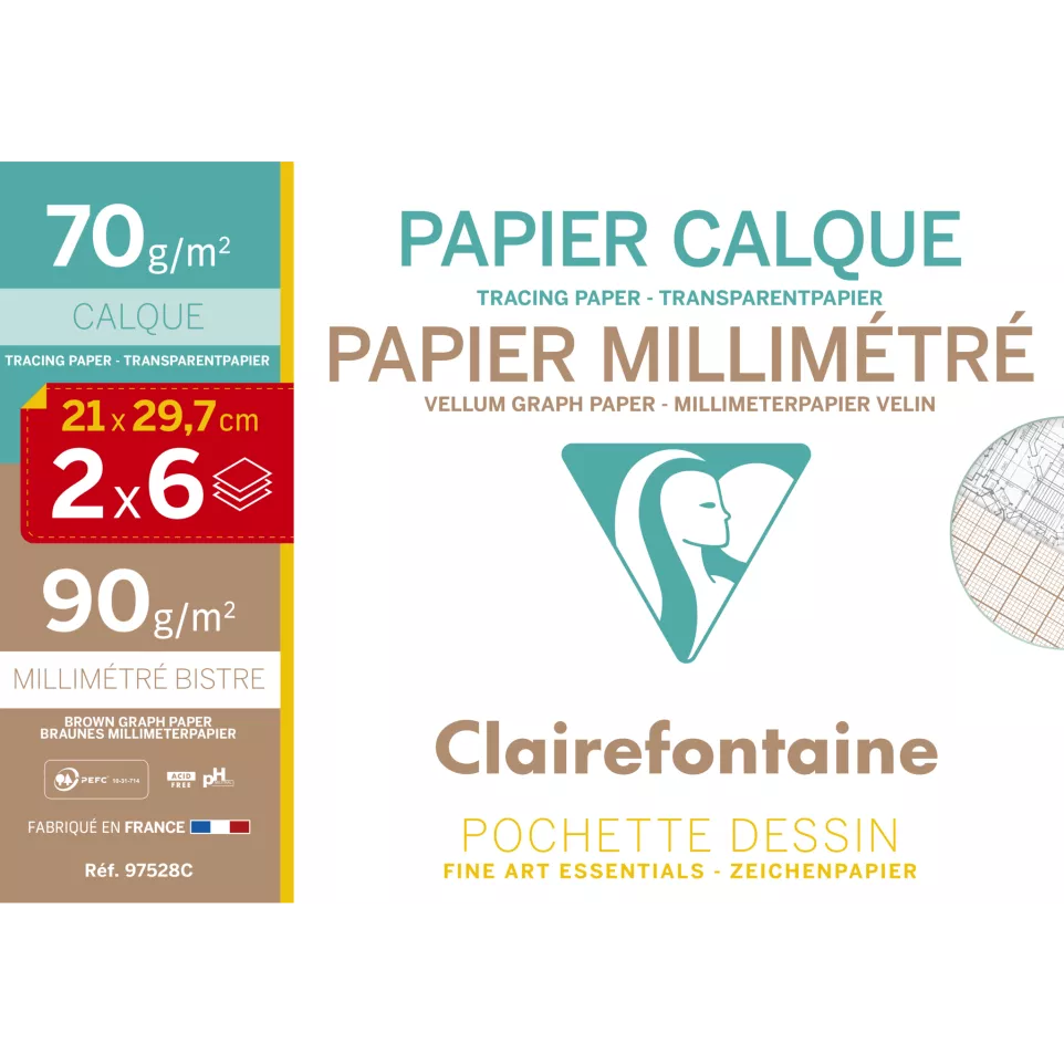 12bl Kalkpap.70g + 6-bl...