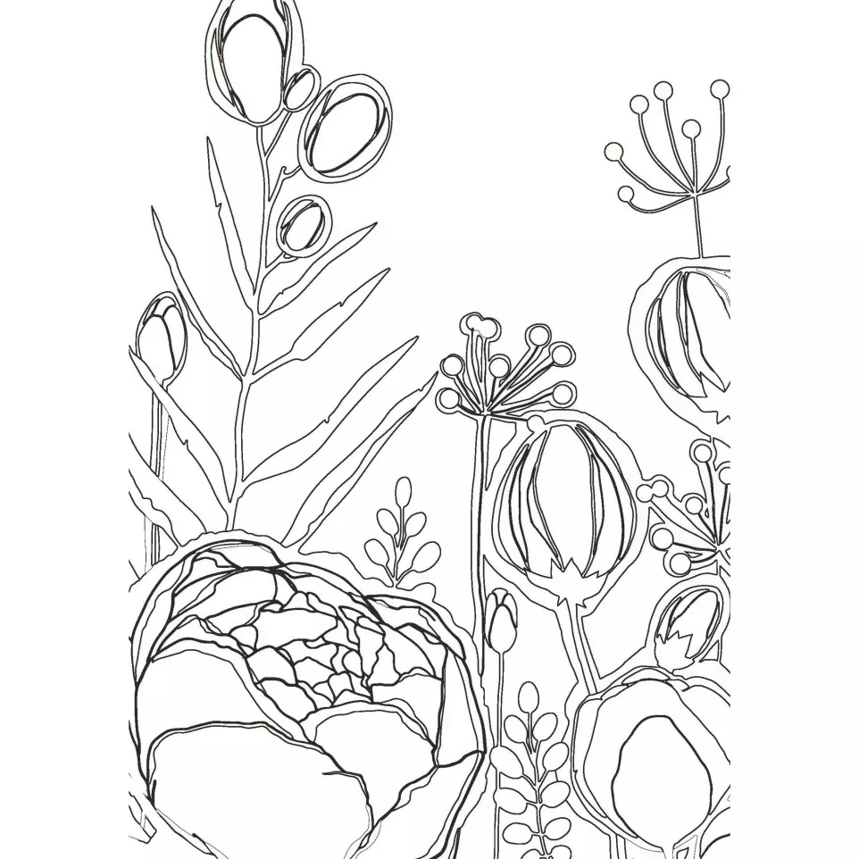 Design Home Book 21x30cm Bloemen-/ St.