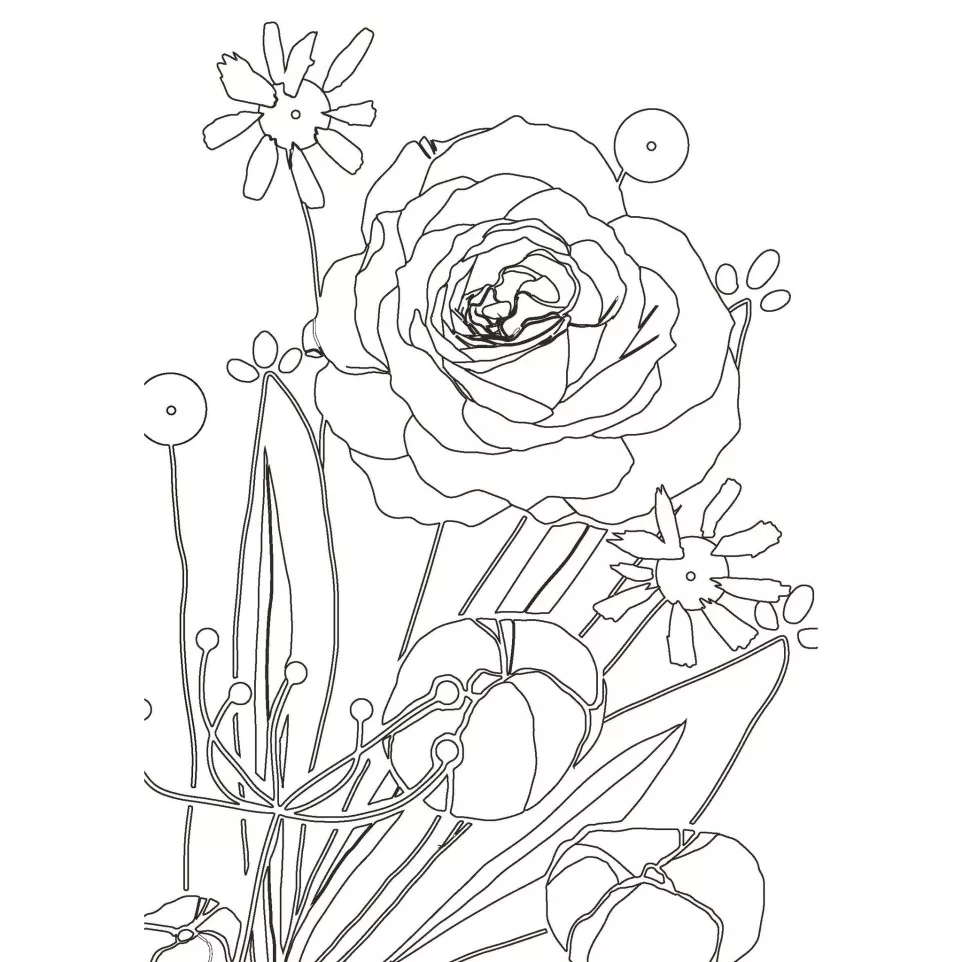 Design Home Book 21x30cm Bloemen-/ St.