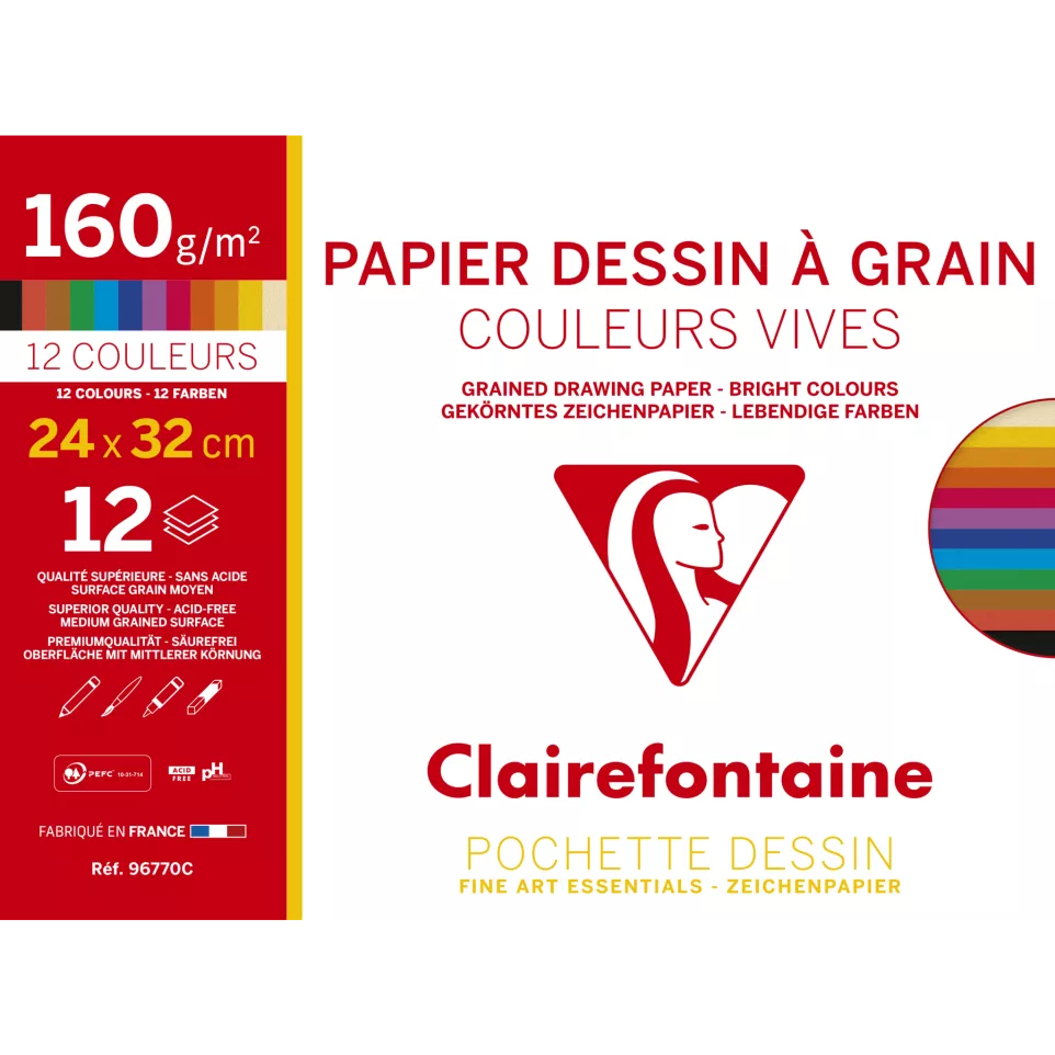 Envelope Etival Color 160g 24x32cm...