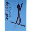 GraF it schetsblok 8-0bl 90g A6 koningsbl/ St.