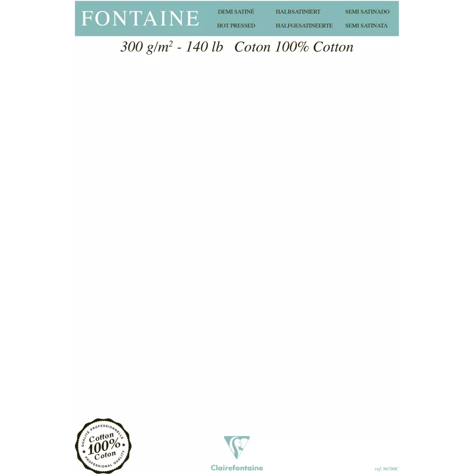 Fontaine G.Test 25bl- 1/2gesatineerd...