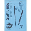 GraF'it dot bloc agrafé 80F A5 90g/ Pce