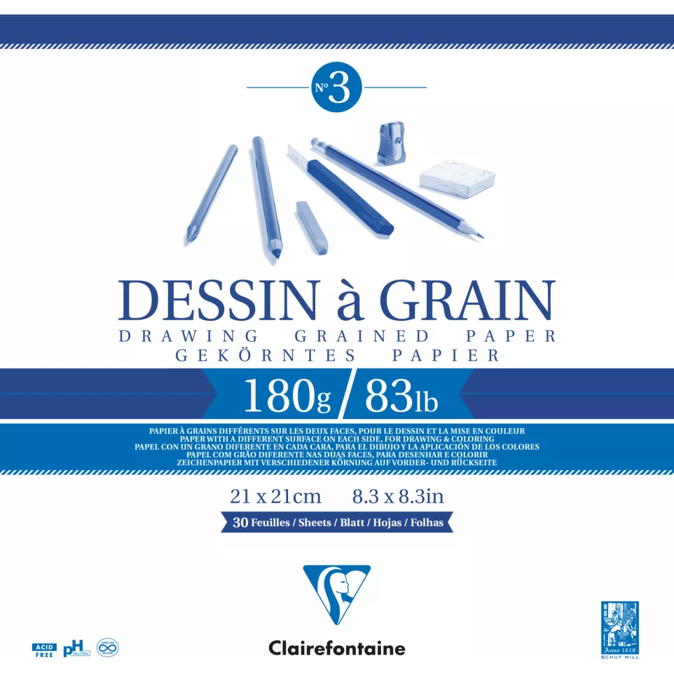 Clairefontaine Drawing Pad White Pap...