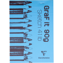 GraF it schetsblok 80bl 90g A7 ass-/ St.