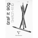 GraF it schetsblok 80bl 90g A4 ass-/ St.