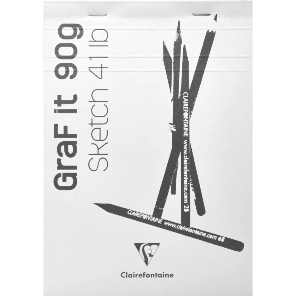 GraF it schetsblok 80bl 90g A6 ass-/ St.