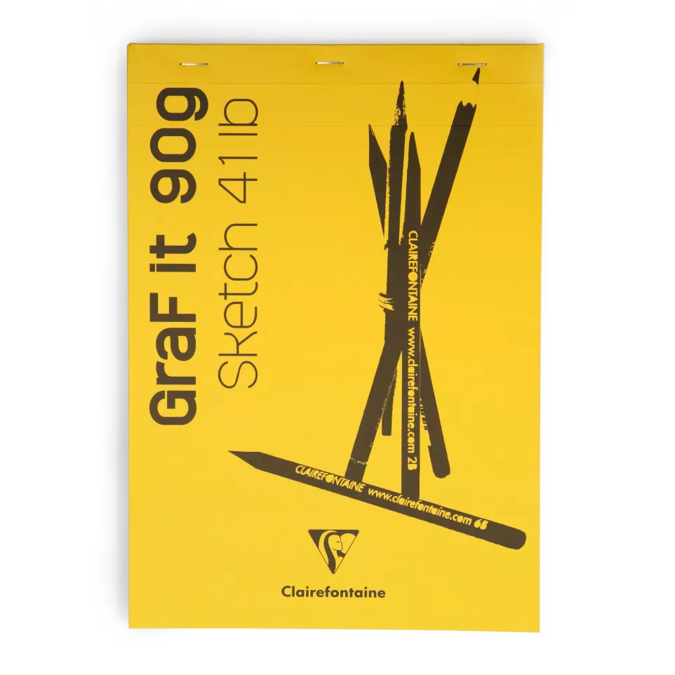 GraF it schetsblok 80bl 90g A6 ass-/ St.