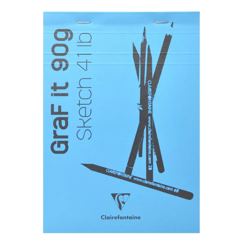 GraF it schetsblok 80bl 90g A6 ass-/ St.