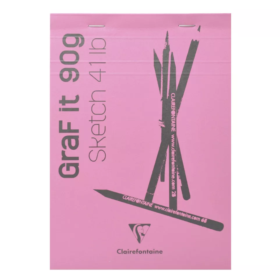 GraF it schetsblok 80bl 90g A6 ass-/ St.