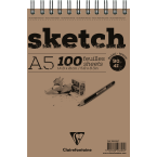 Sketch bloc spiralé 100F A5...