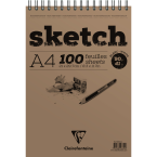 Sketch bloc spiralé 100F A4...