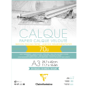 Blok kalkpapier 50bl- 70/75g A3 29,7x42cm/ St.