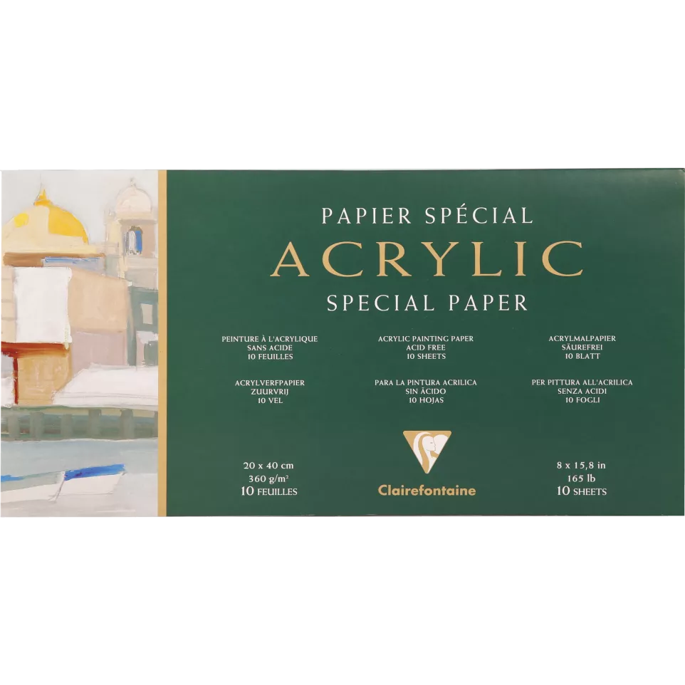 Acrylverf 4z gelijmd- 10bl 360g...