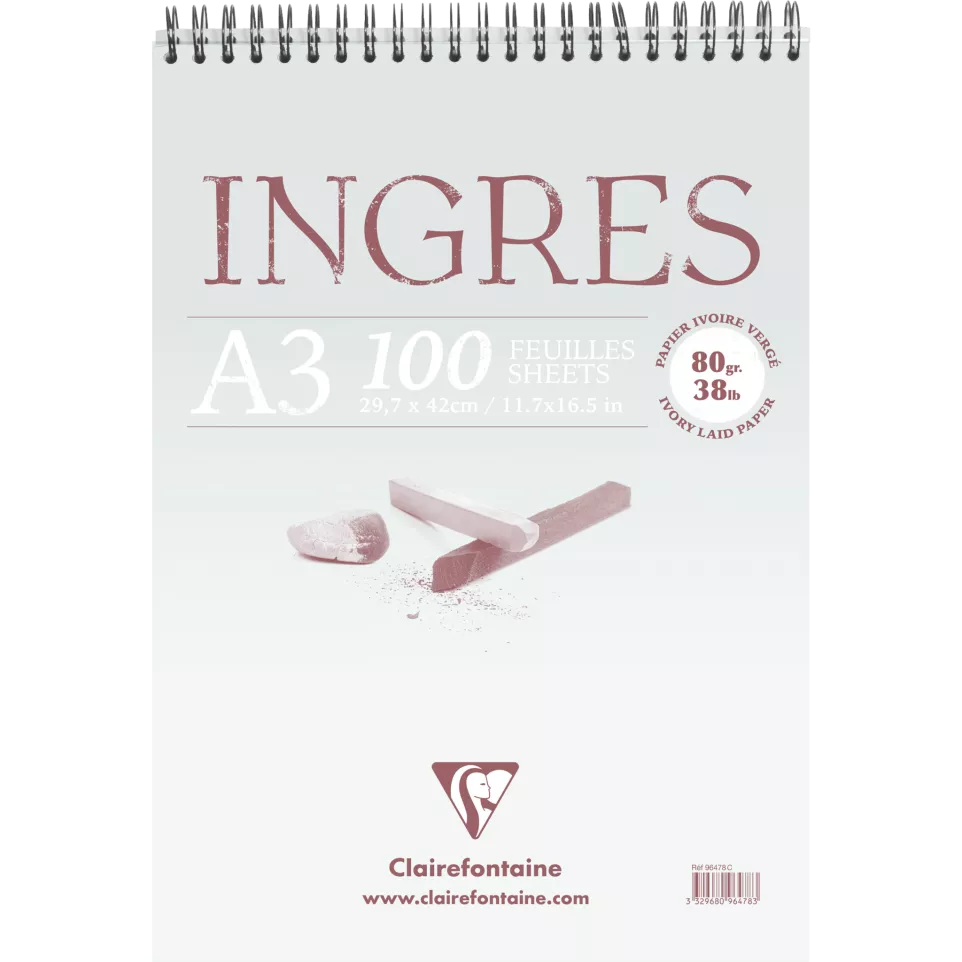 Ingres Studie blok s-pir 100bl 80g...