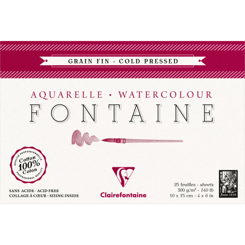 Fontaine bloc collé 4 côtés 25F...