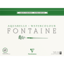 Fontaine 100% cotton watercolour pad glued on 4 sides Rough 300g 25 sheets 42x56cm/ Pc.