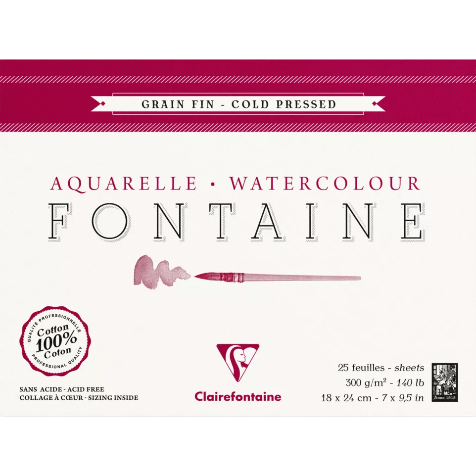 Fontaine bloc collé 4 côtés 25F...