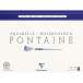 Fontaine bloc collé 4 côtés 25F 42x56cm 300g grain demi-satiné/ Pce
