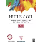 Oil paint paper pad, 360g x10, glue 1 side, A3/ Pc.