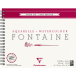 Fontaine album spiralé 12F 24x30cm 300g grain fin/ Pce