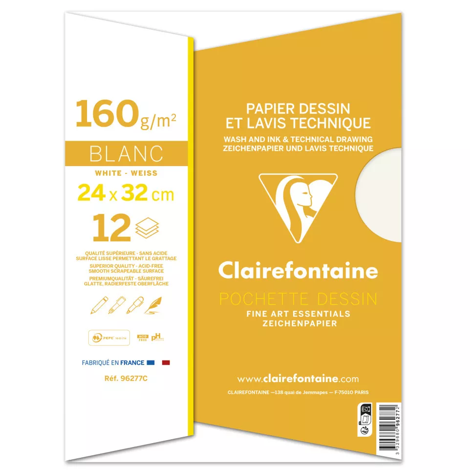 Etui 12 bl Techn. te-kenp. 160g...
