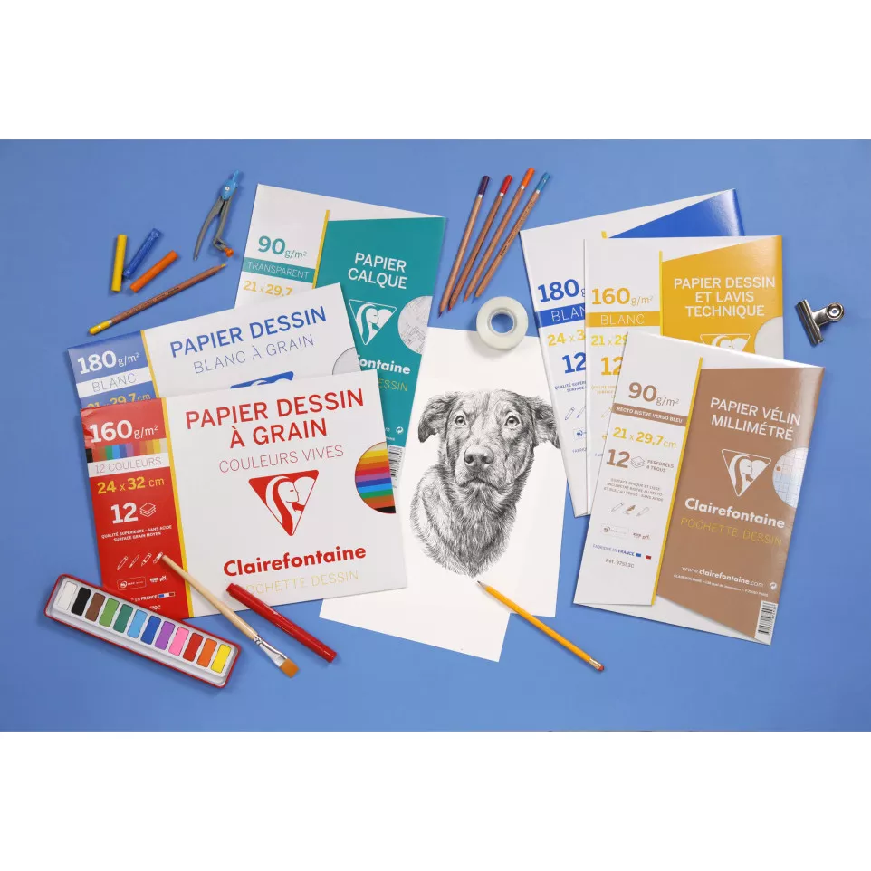 Clairefontaine 24 x 32cm Grained...