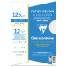 Etui Tekenpap. 12 bl 125g A4-/ St.