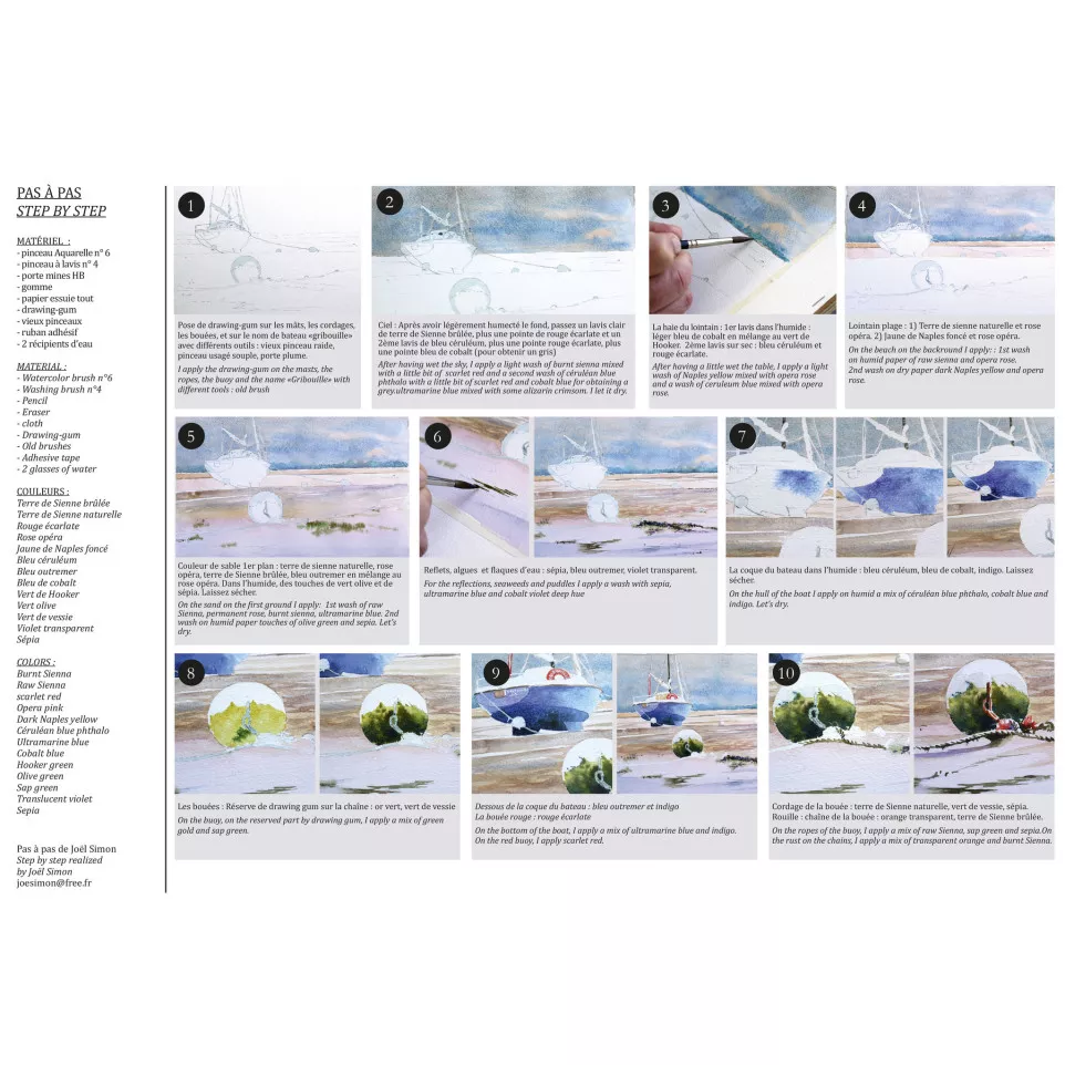 Blok Aquarel N°2 pri-nt 300g 12 bl...