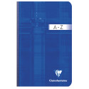 Clairefontaine Clothbound Indexed Book, 11x17cm, 96 Sheets, Squared.5x5/ Pc.