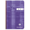 Clairefontaine Clothbound Indexed Book, 11x17cm, 96 Sheets, Squared.5x5/ Pc.