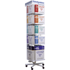 Totem revolving display for...