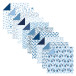 Origami Papers 60 Sheets 50x50cm, Shibori/ Pc.