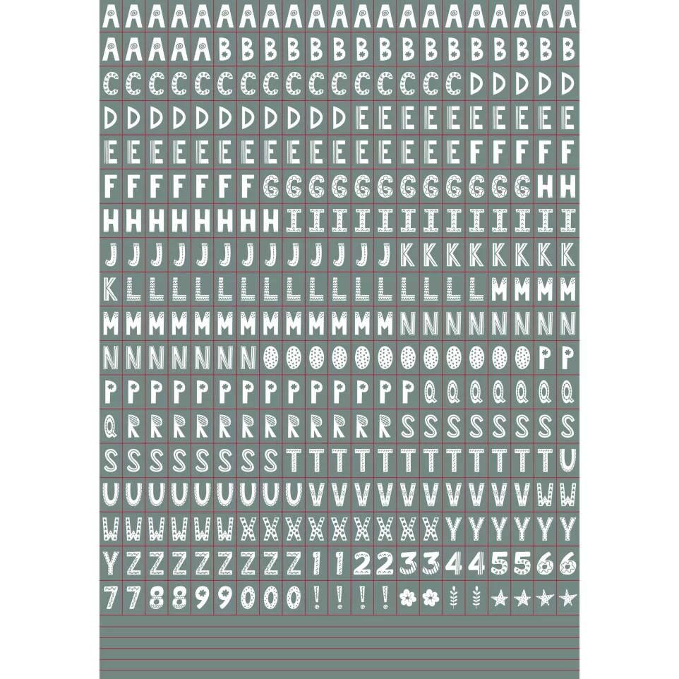 PAPIERS IMPRIMÉS, Bloc de 20 feuilles...