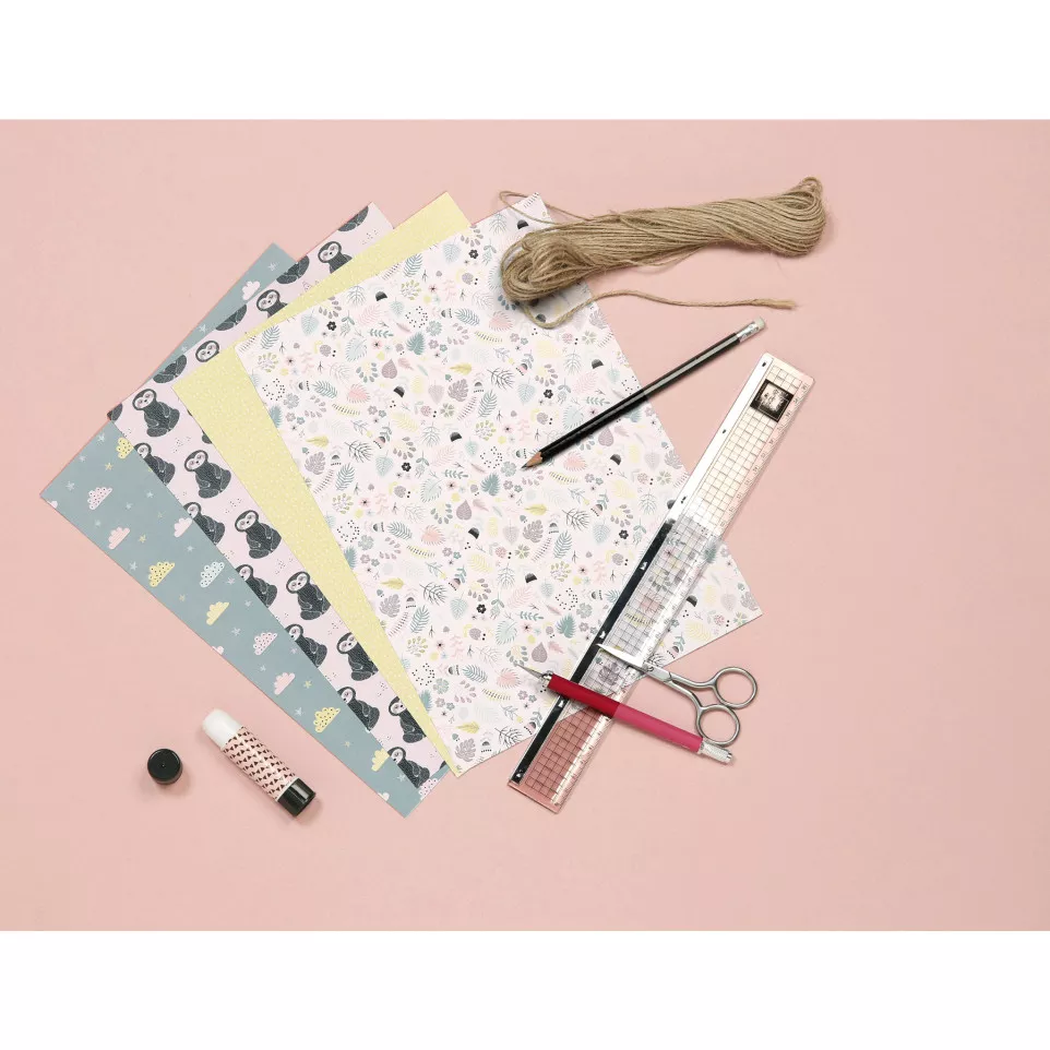 PAPIERS IMPRIMÉS, Bloc de 20 feuilles...