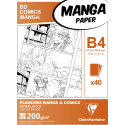 Manga BD/Comic pack B4 40sh 200g O/ Pc.