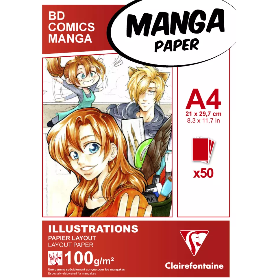 Manga Layout 50bl 100g A4 (A4)-/ St.