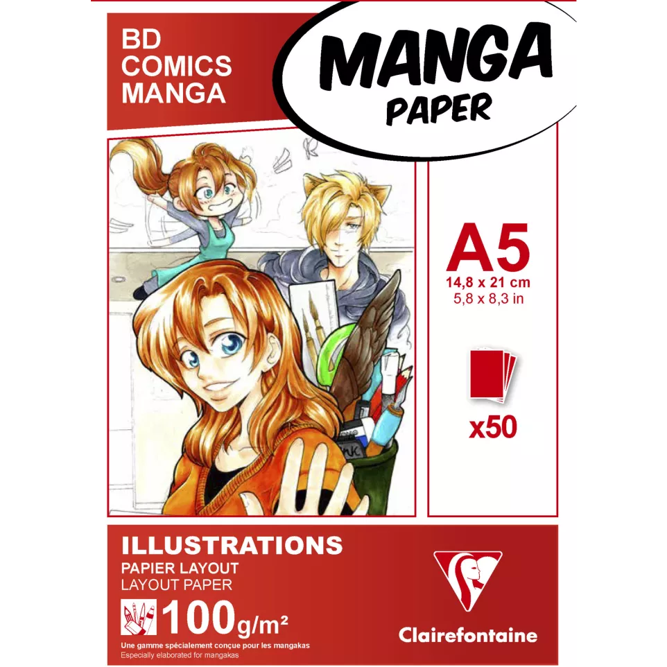 Manga Layout 50bl 10-0g A5...