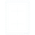 Manga Storyboard bloc collé 100F A4 55g grille 6 cases/ Pce
