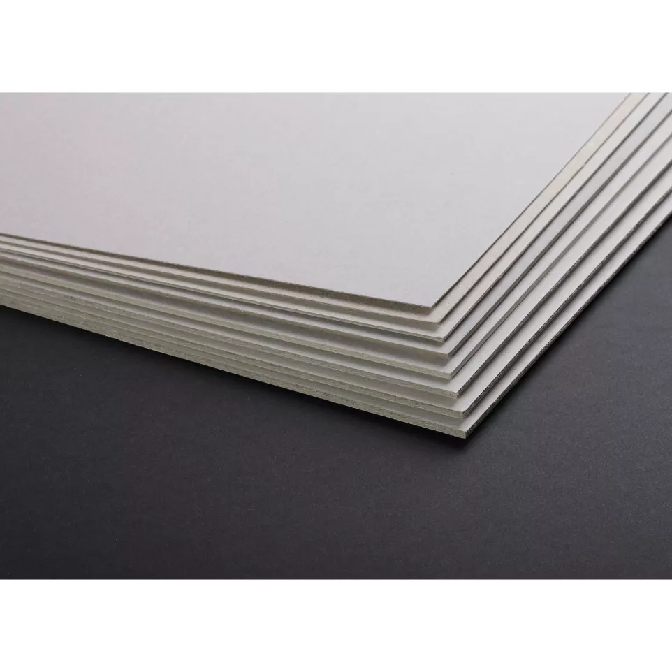 Grijs karton 60x80cm 3mm 1920g-/ St.