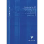 Agenda de bord enseignant 4 colonnes (24 cases/semaine) rembordé rigide A4 144 pages Couleur aléatoire/ Pce